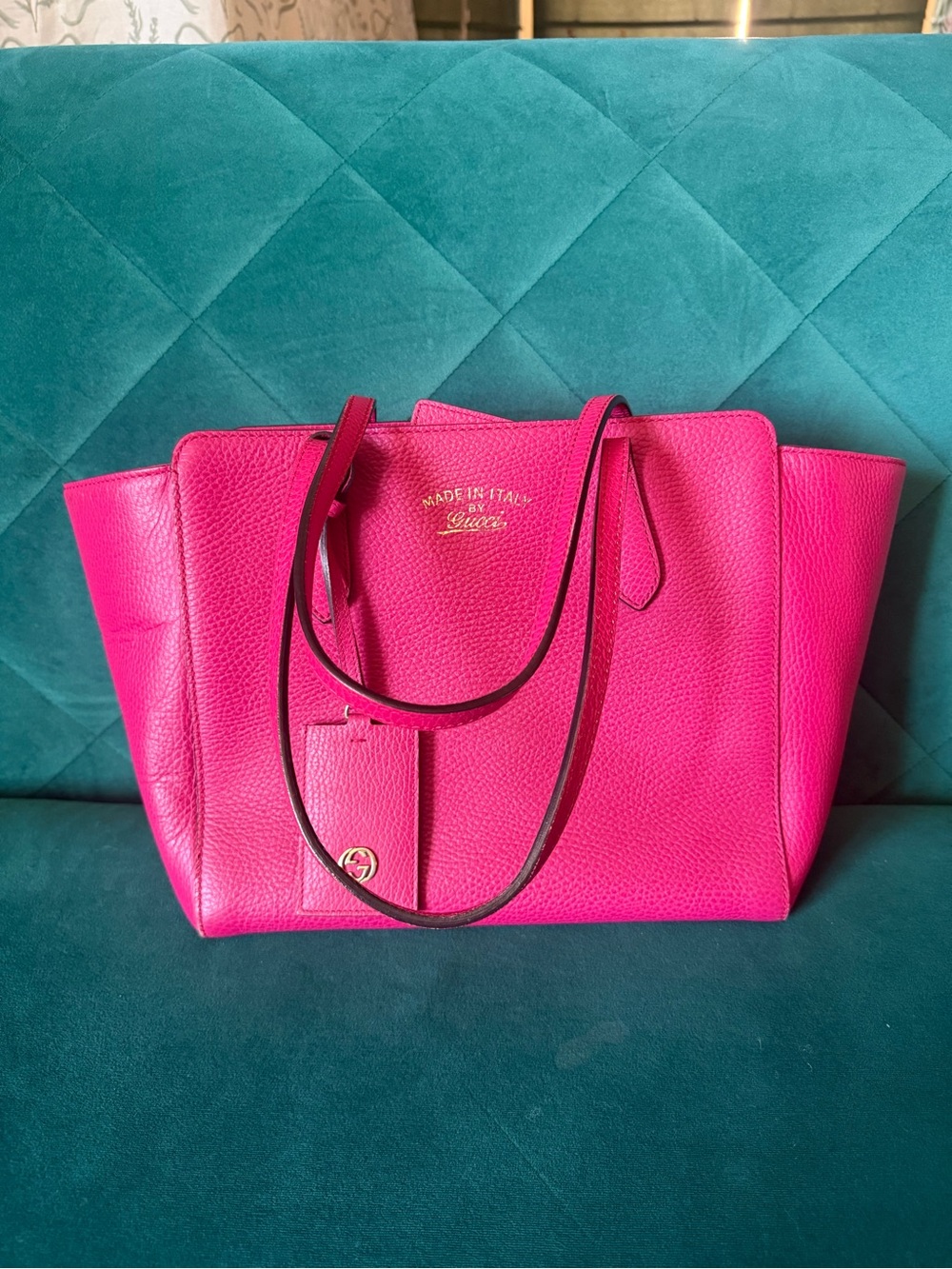 Authentic Gucci Swing Medium Tote Bag